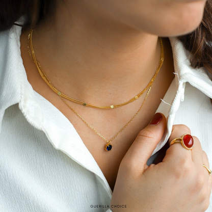 DACEY BLUE NECKLACE | dacey-blue-necklace | Jewelry | Guerilla Choice
