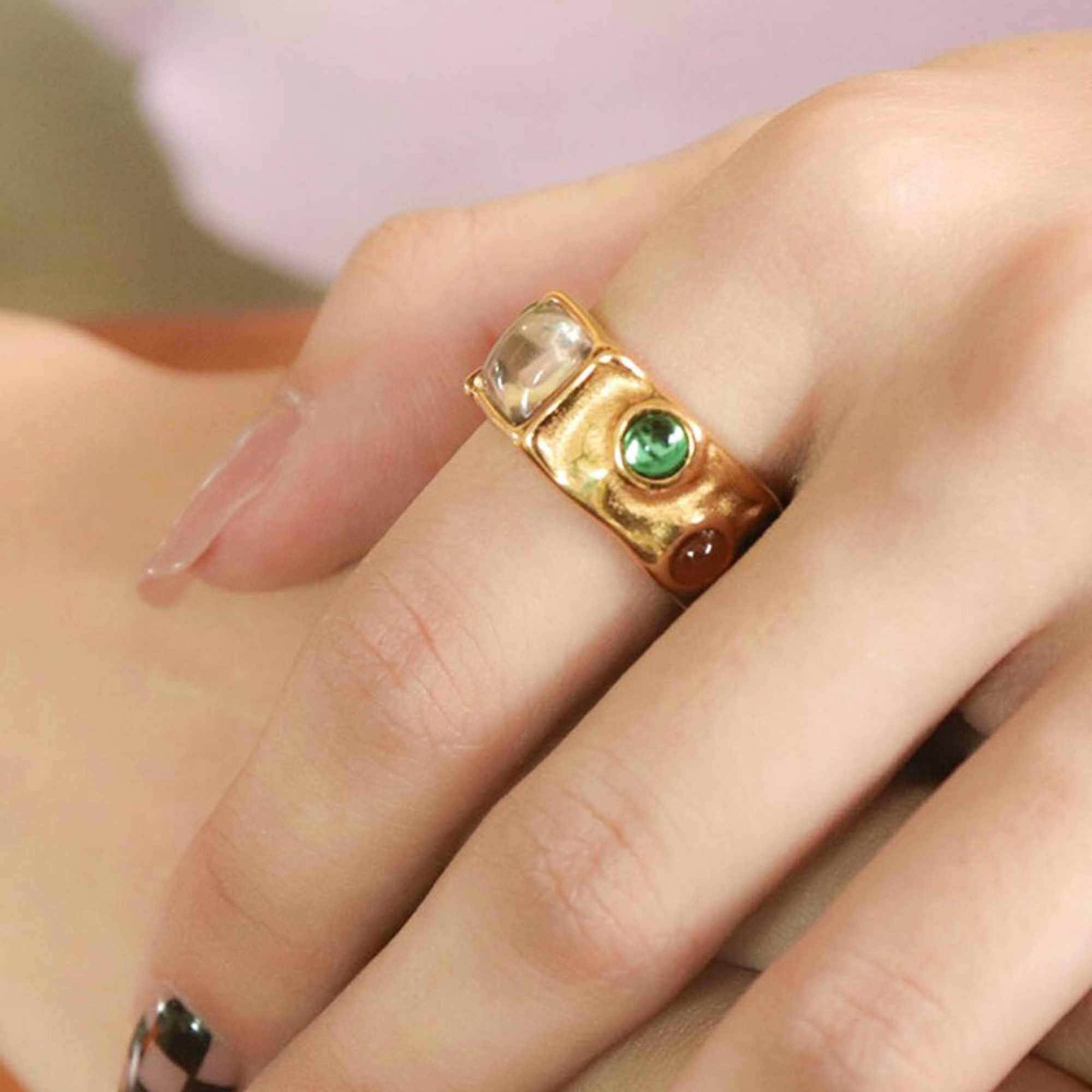 AGATE PORCHER RING | agate-porcher-ring | Ring | Guerilla Choice