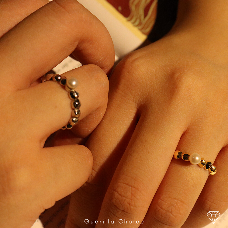 JASMINE PEARL CHARM RING | jasmine-pearl-charm-ring | Rings | Guerilla Choice