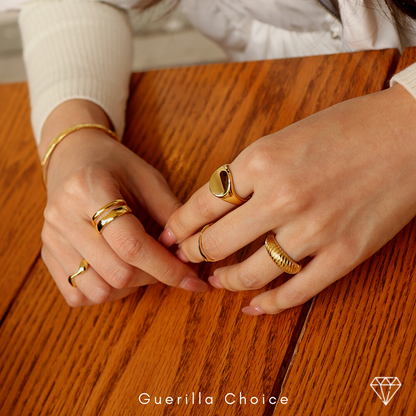 LA ELYSE GOLD RING | la-elyse-gold-ring | Ring | Guerilla Choice