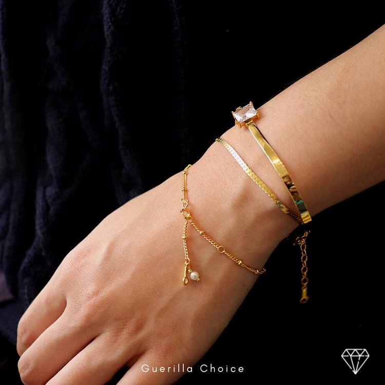 REBECCA 18K GOLD BRACELET | rebecca-18k-gold-bracelet | Bracelets | Guerilla Choice
