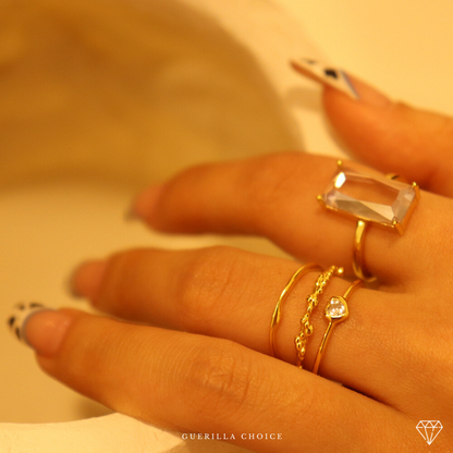 CRYSTAL HEART RING | crystal-heart-ring | Ring | Guerilla Choice