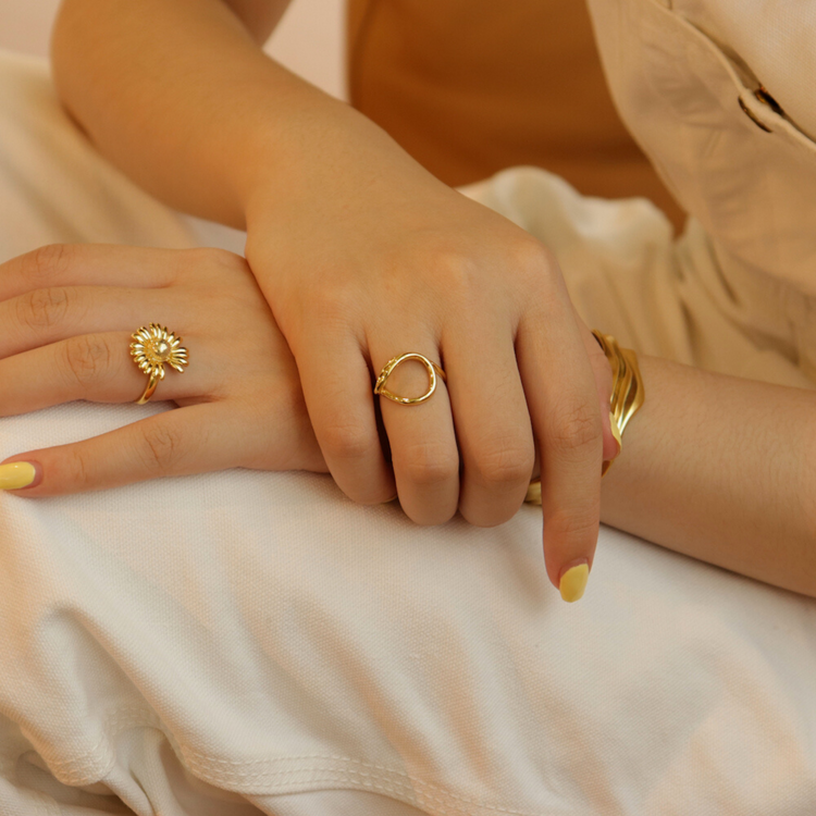 BERNETTA GOLD RING | bernetta-gold-ring | Ring | Guerilla Choice