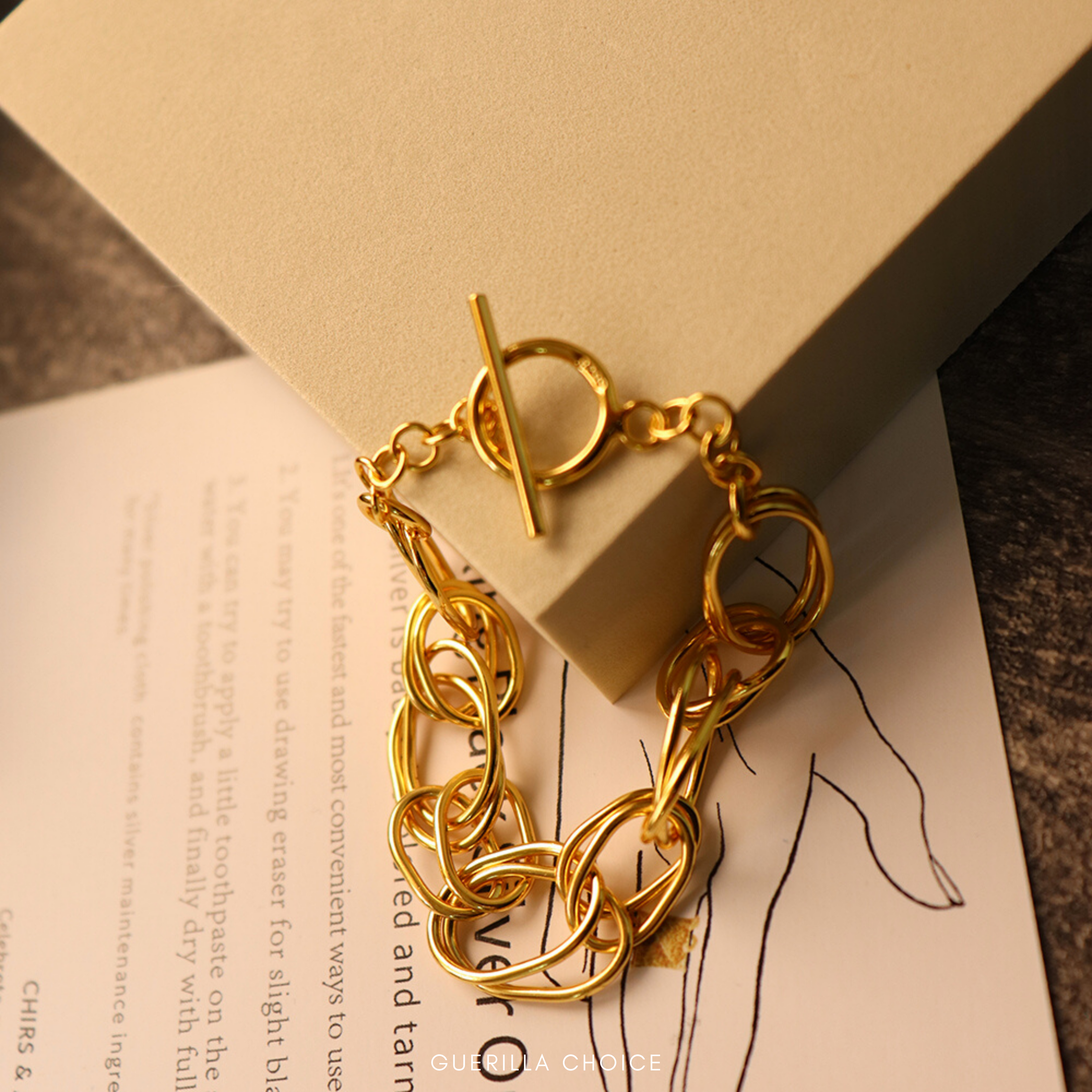 PRUNELLA GOLD BRACELET | prunella-gold-bracelet | Bracalet | Guerilla Choice