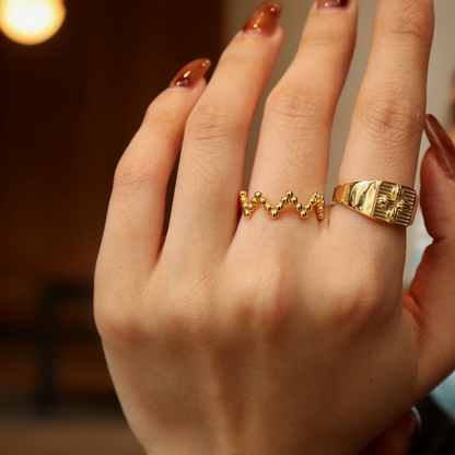 MARTHÉ ANDRÉ GOLD RING | marthe-andre-gold-ring | Rings | Guerilla Choice
