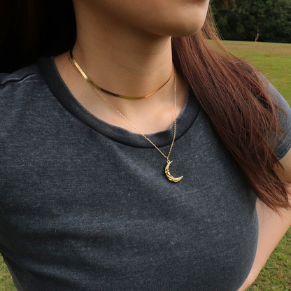 Moon Charm Necklace | moon-charm-necklace | Necklace | Guerilla Choice