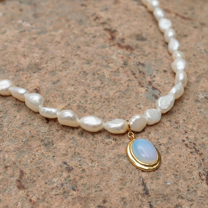 ROSETTE PEARL NECKLACE | rosette-pearl-necklace | Necklace | Guerilla Choice