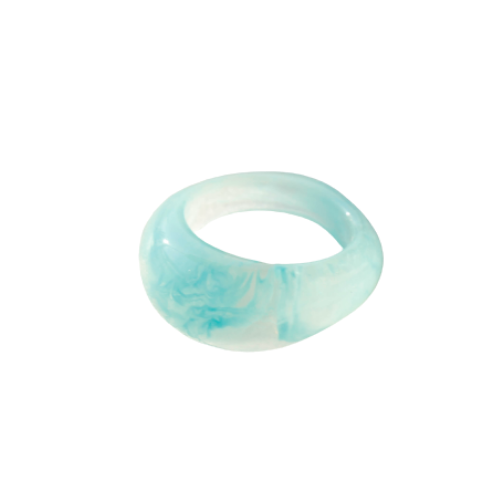 MAGALIE BELLAMY BLUE RING | copy-of-magalie-bellamy-colorful-ring | Plastic Ring | Guerilla Choice