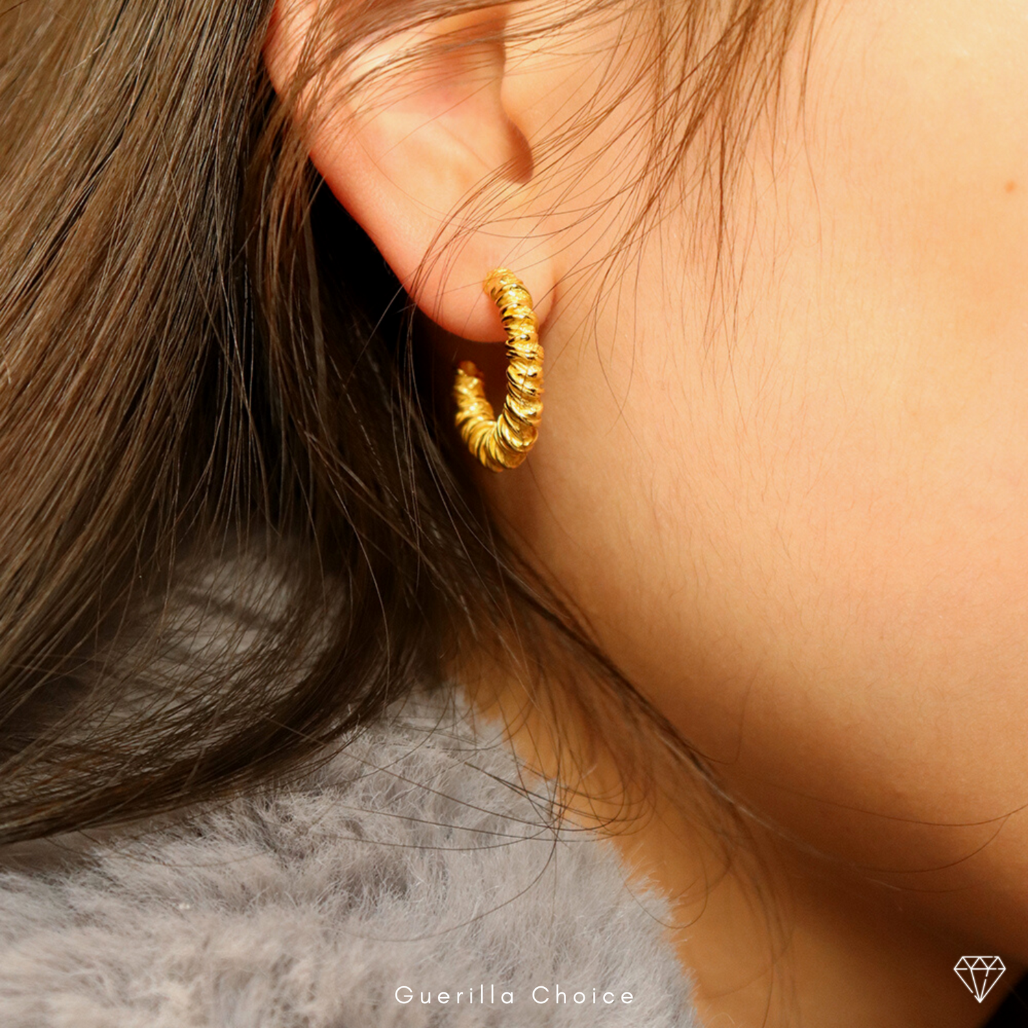 MADELYN CHARM GOLD EARRINGS | madelyn-charm-gold-earrings | Earrings | Guerilla Choice