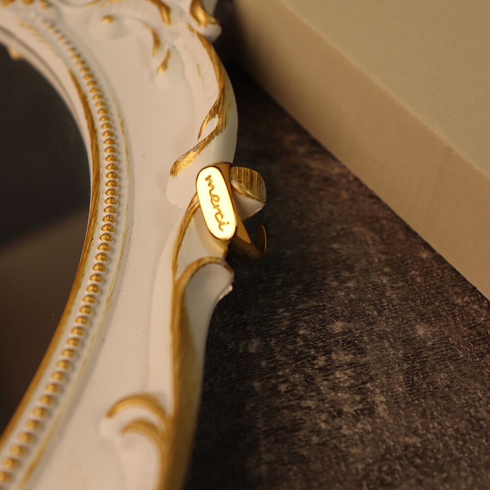 MERCI GOLD RING | merci-gold-ring | Ring | Guerilla Choice