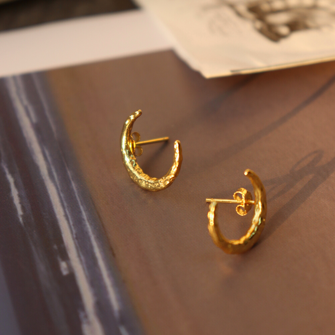 MOON CHARM EARRINGS | moon-charm-earrings | Earrings | Guerilla Choice