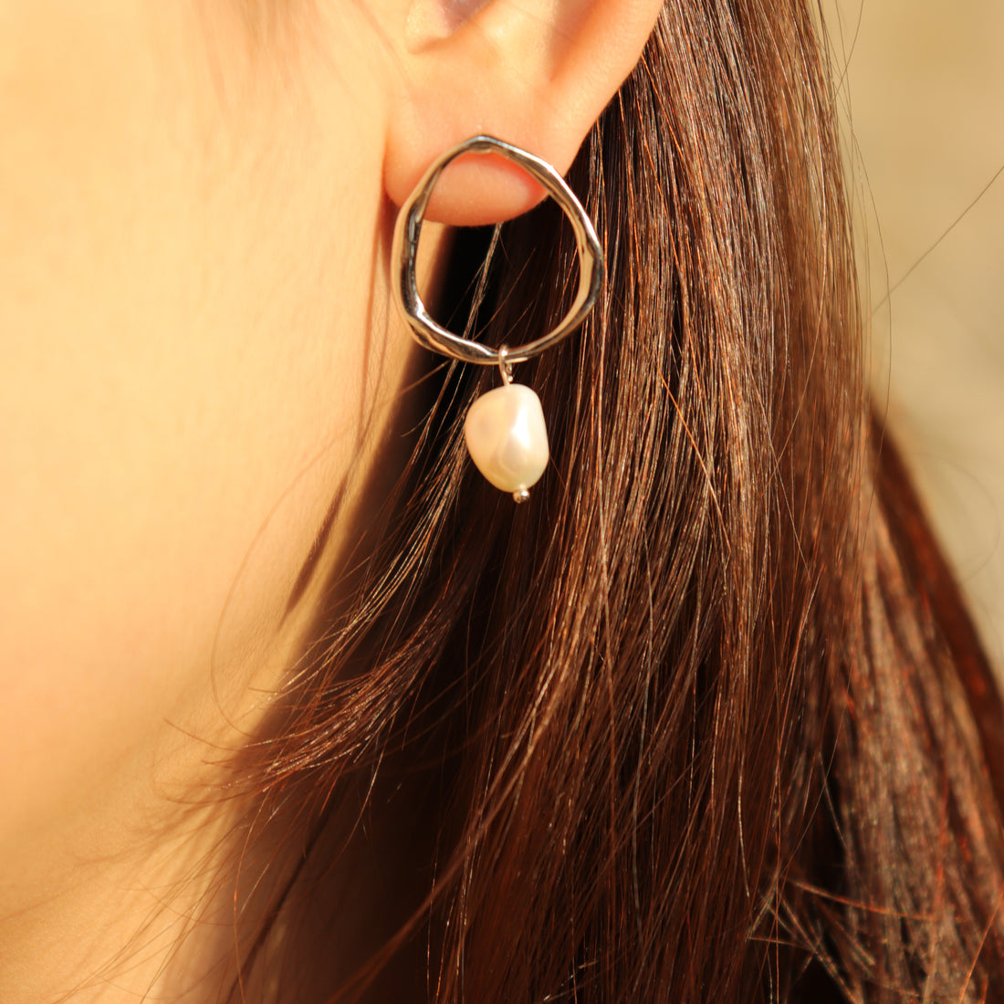 SEASHELL GOLD PEARL EARRINGS | seashell-gold-pearl-earrings | Earrings | Guerilla Choice