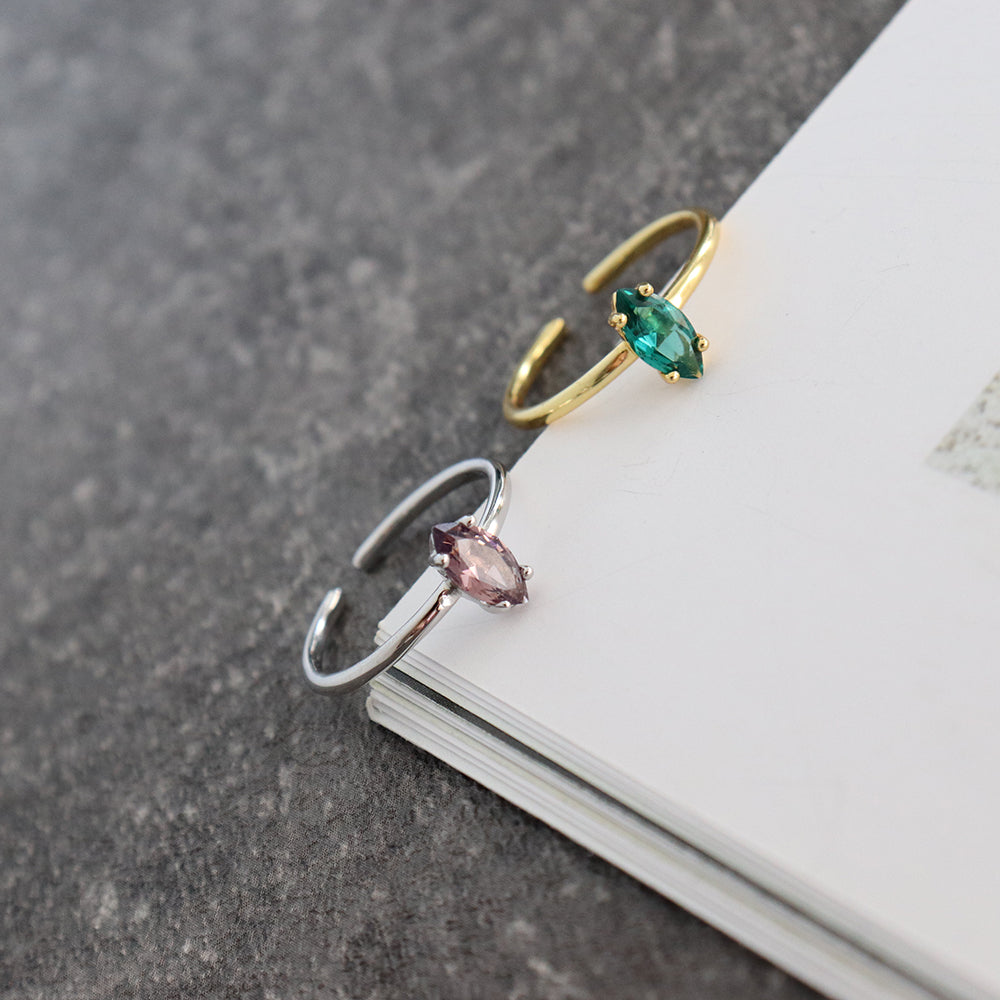 AMELIE CRYSTAL CHARM RING | amelie-crystal-charm-ring | Ring | Guerilla Choice