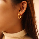 ELISE CHARM GOLD EARRINGS | elise-charm-gold-earrings | Earrings | Guerilla Choice