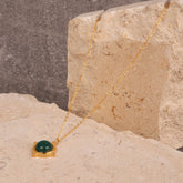 GREEN CAT EYE NECKLACE | green-cat-eye-necklace | Necklaces | Guerilla Choice