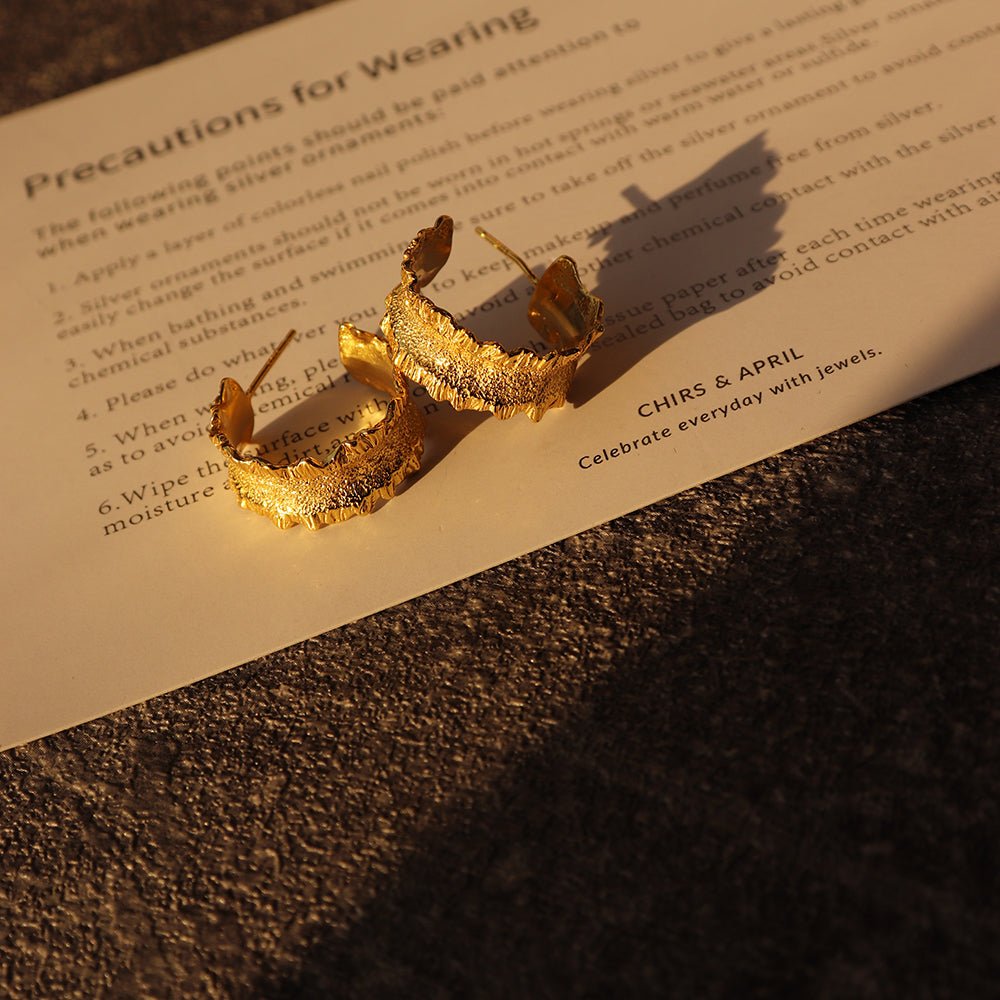 LAVENDER GOLD EARRINGS | lavender-gold-earrings | Earrings | Guerilla Choice