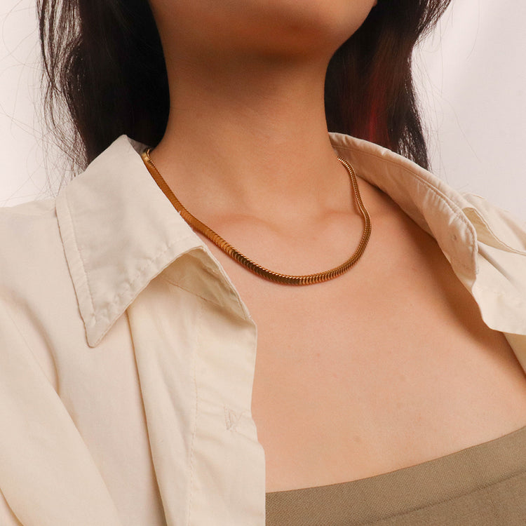 ROSAIRE SNAKE NECKLACE | rosaire-snake-necklace | Necklaces | Guerilla Choice