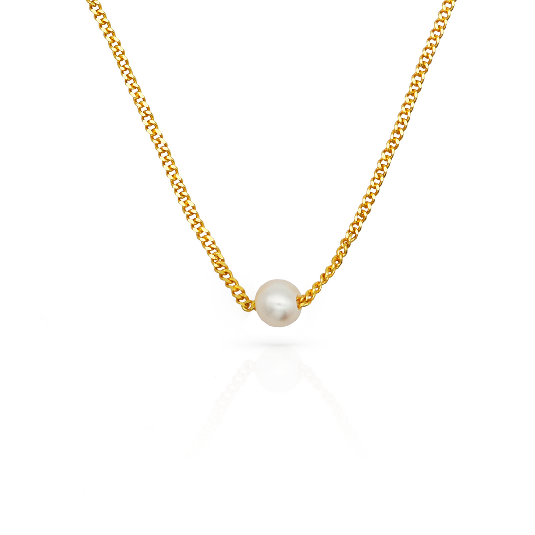 ELAYNE GOLD PEARL NECKLACE | elayne-gold-pearl-necklace | Necklace | Guerilla Choice