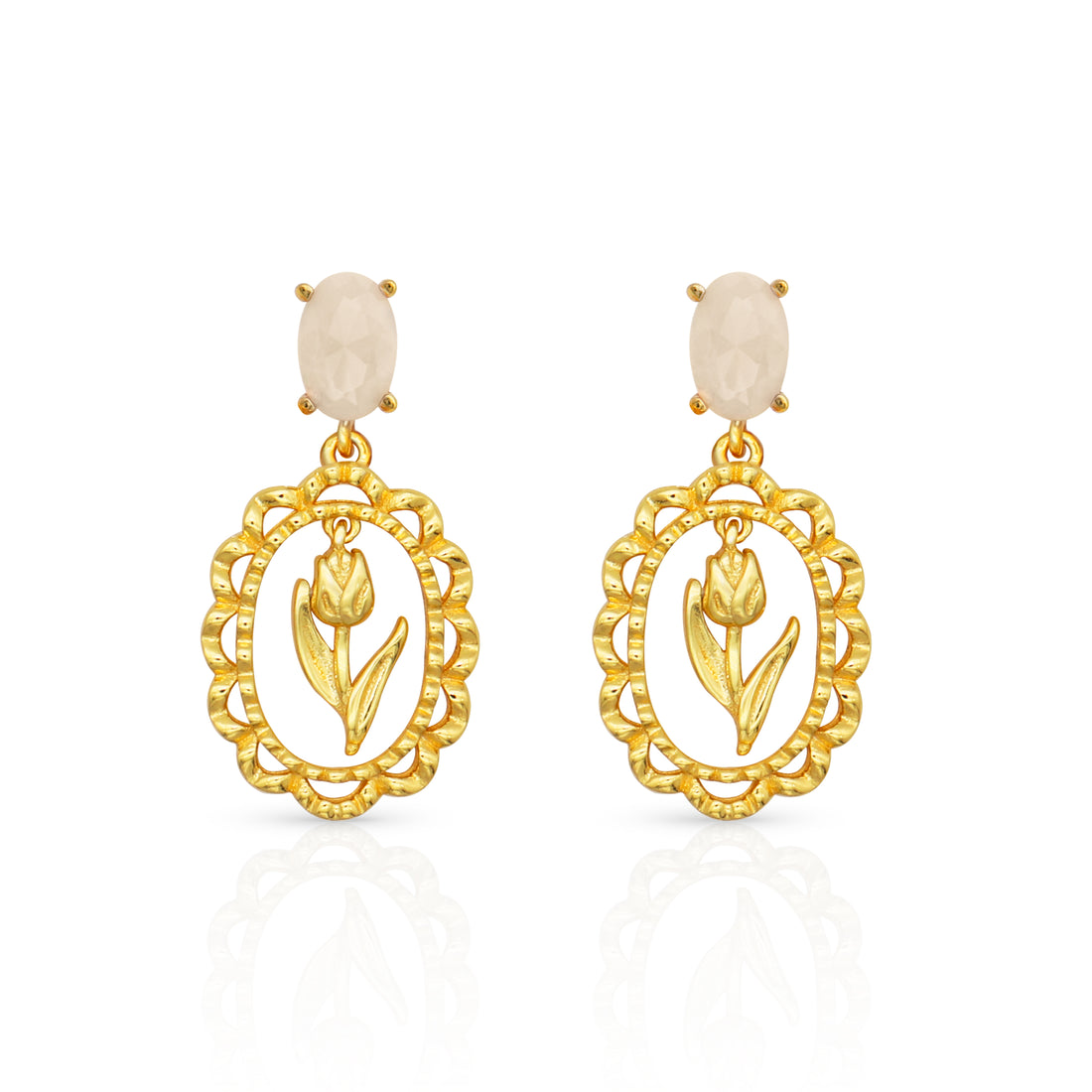 NARCISSE DAINITY 18K EARRINGS | narcisse-dainity-18k-earrings | Earrings | Guerilla Choice