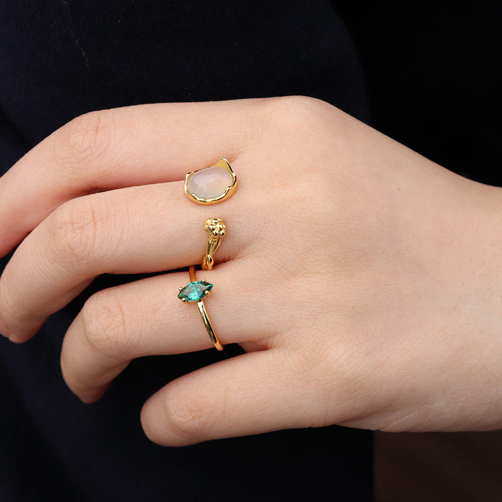 AMELIE CRYSTAL CHARM RING | amelie-crystal-charm-ring | Ring | Guerilla Choice