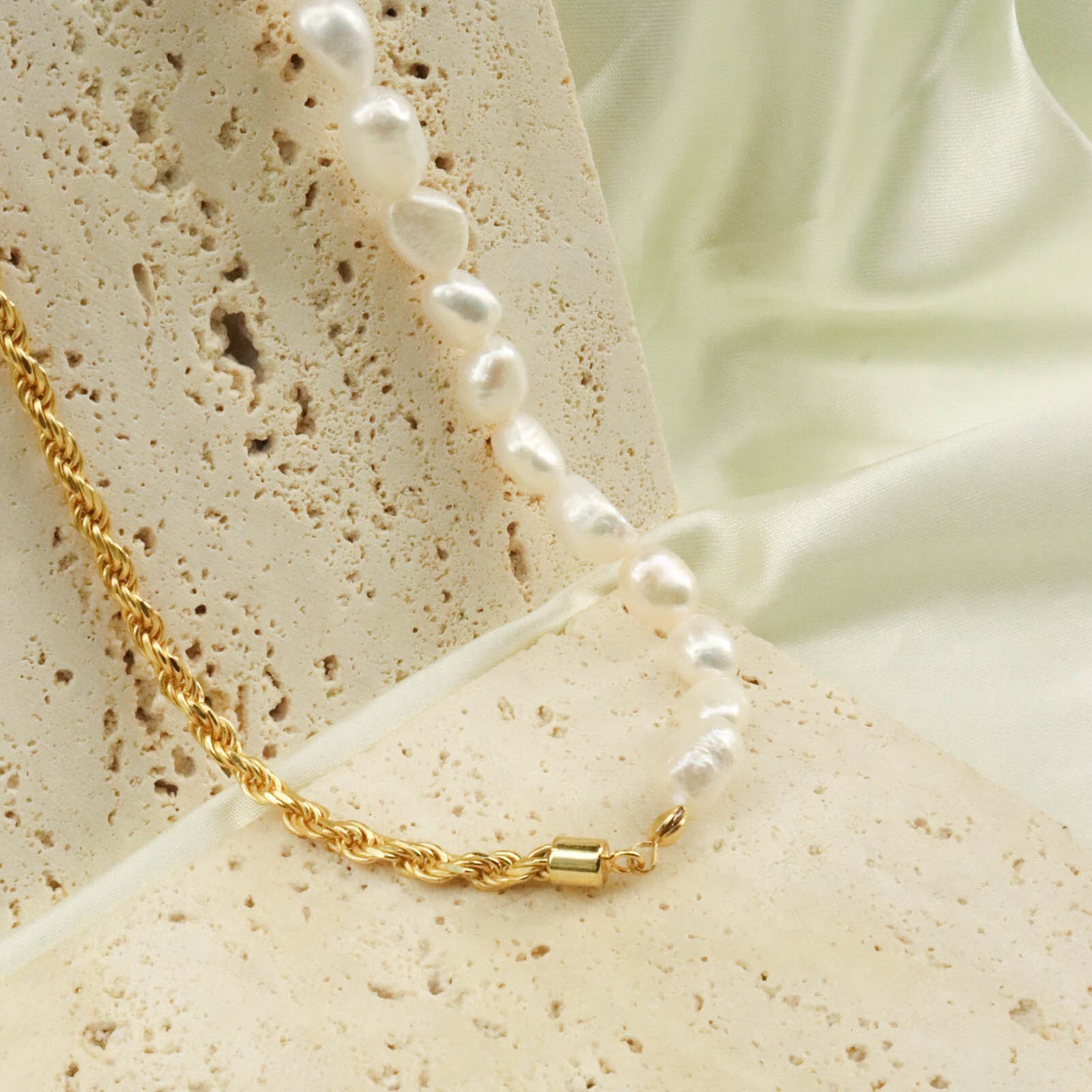 CLARICA PEARL NECKLACE | clarica-pearl-necklace | Necklace | Guerilla Choice
