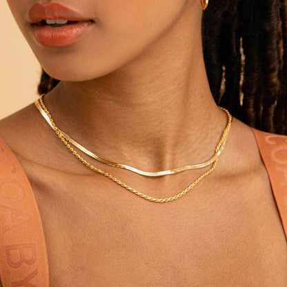 18K GOLD PLATED CHAIN NECKLACE | 18k-gold-plated-chain-necklace | Necklace | Guerilla Choice