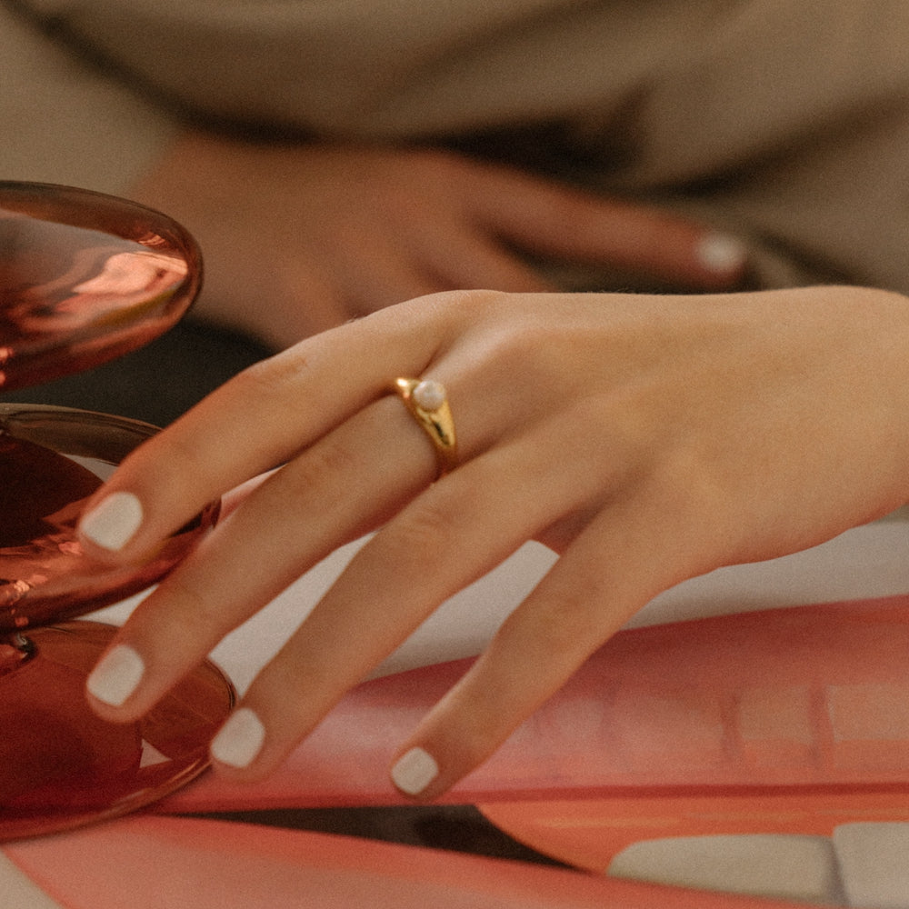 CORINE 18K GOLD PLATED RING | corine-18k-gold-plated-ring | Ring | Guerilla Choice