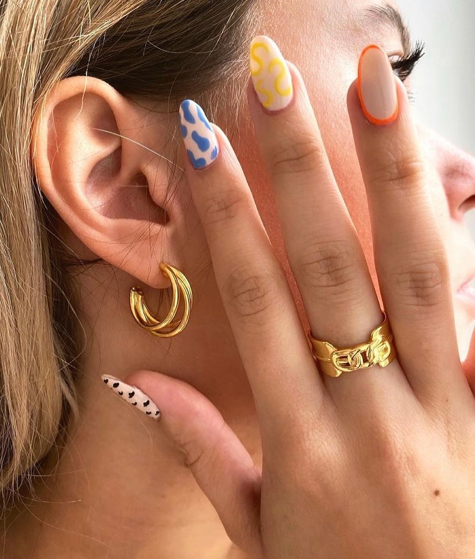 ELISE CHARM GOLD EARRINGS | elise-charm-gold-earrings | Earrings | Guerilla Choice