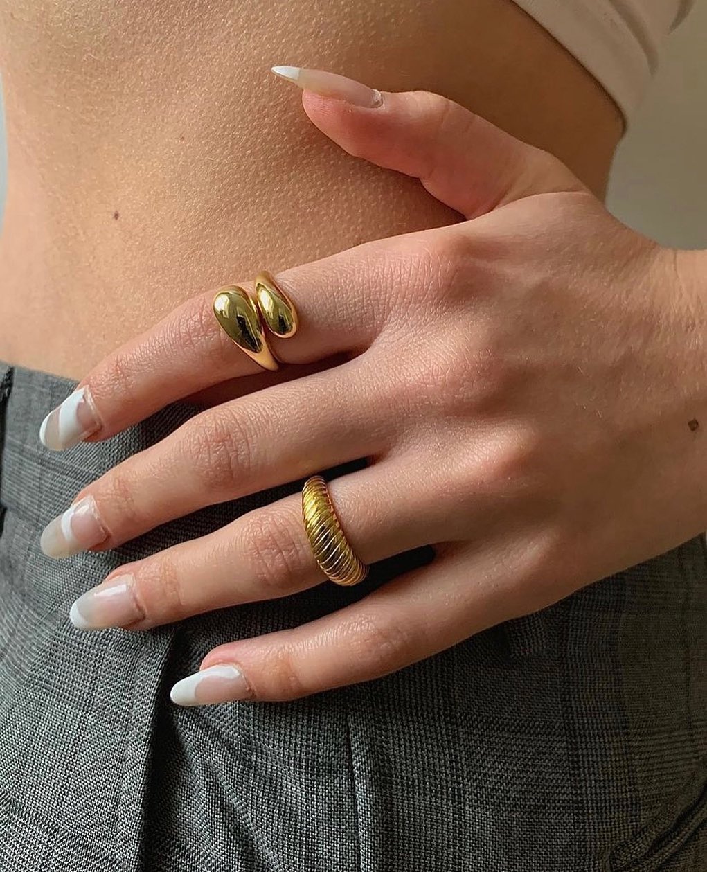 DARCEY GOLD RING - Guerilla Choice Jewelry